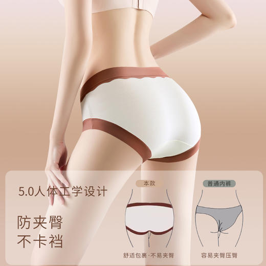 【超值8条装】樱姿霞 巧克力内裤 收纳盲盒装 益生菌内裤 加长底部 舒适透气 商品图5