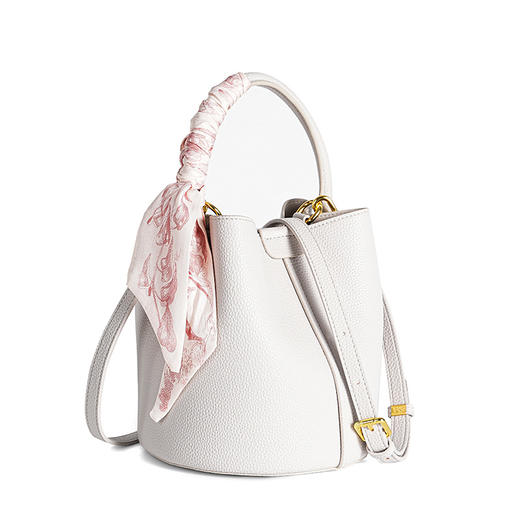 【预售3天】2025新款时尚百搭单肩包大容量高级感女士手提水桶包BX6040 商品图8