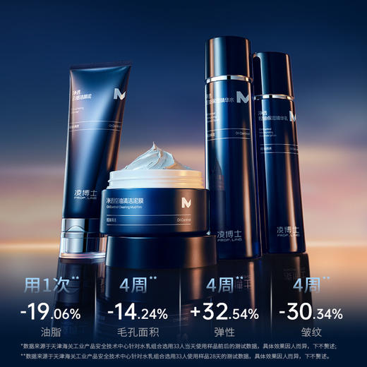 严选 | 凌博士男士护肤礼盒套装 水乳120ml+100g+洁面100g+水10ml+乳10ml+洁面10ml+泥膜12g 商品图1