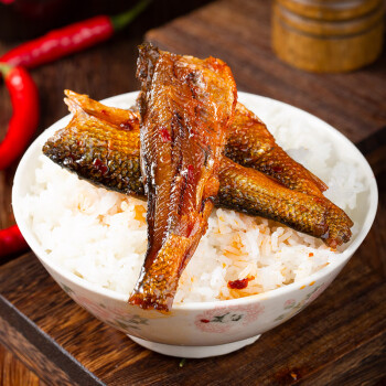 窑塘村 湖南特产小鱼干熏鱼火焙鱼罐装即食下酒下饭菜香辣手撕鱼280g /粮油调味 /调味品 /榨菜/酱腌菜