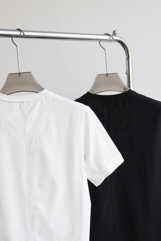 西K 25春夏 速干弹力 拼接圆领短袖T恤 TX473 商品图3