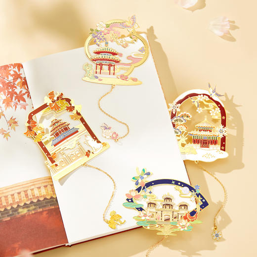 【故宫书签】故宫小景四季书签古典中国风文具毕业生日礼物伴手礼 商品图3