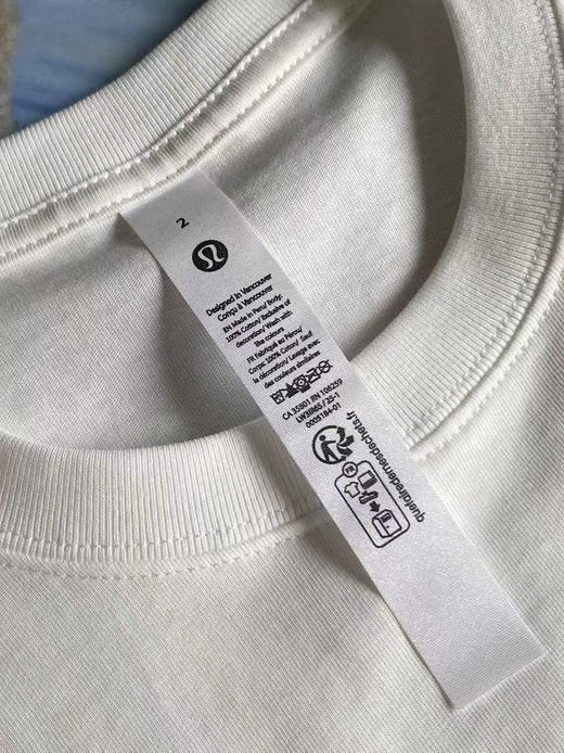 外贸原单正品2025新款Luluemon_Relaxed-Fit学院风T短袖。马卡龙4色独家首发！

颜色:米白  粉色  雾霾蓝   黑色
尺码 1码  2码  3码
原价💰68美金 商品图7