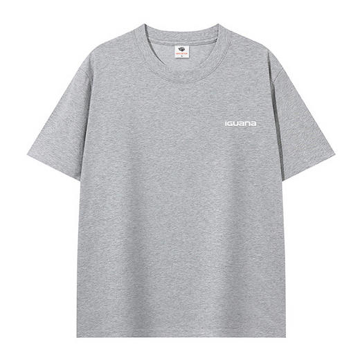 IGUANA 凉感系列 索罗娜 Sorona棉质凉感字母LOGO 凉感抑菌 吸湿排汗 速干透气 纯色多色可选 情侣款 男女同款夏季宽松正肩版型 亲肤透气百搭短袖T恤IGA18230 商品图8