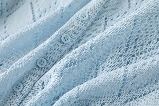 【和纸纱镂空小开衫】质地轻盈，光泽柔和，上身舒爽透气不闷热JZ2521-CC 商品图13