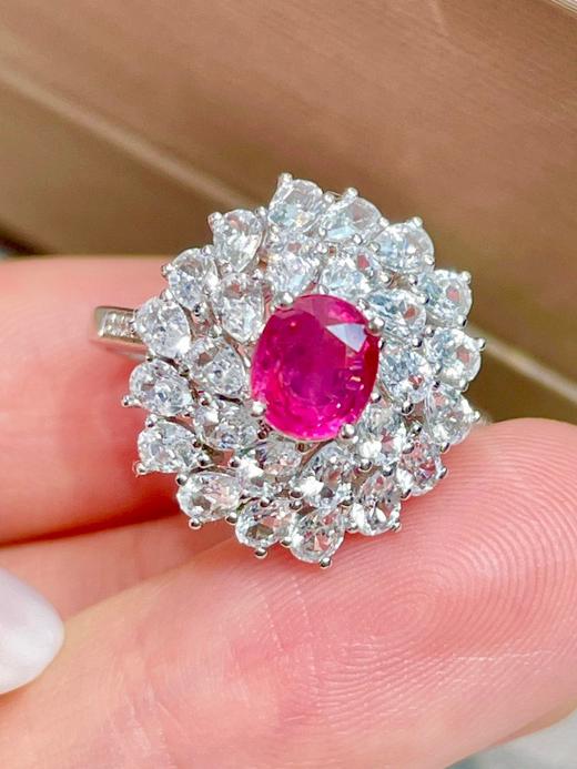 1ct刻面红宝石戒指 商品图1