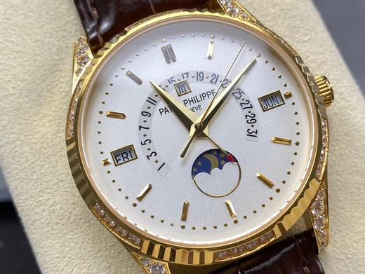 NOOB official➕ 百达翡丽 古典超级复杂多功能5496R万年历系列腕表，儒雅而至！1⃣️【精彩细节与优点】此腕表尺寸40mm合理的尺寸和表耳设计又能让它适合大众人士配戴✔️✔️✔️ 商品图1