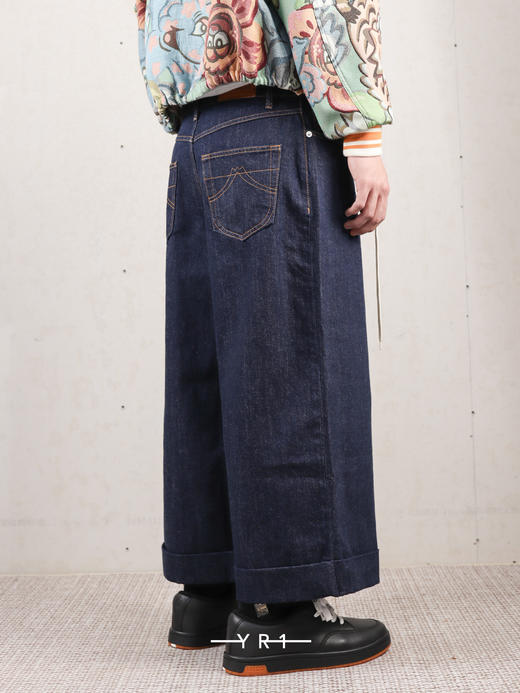 KENZO | 阔腿直筒牛仔裤 商品图5