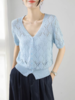 【和纸纱镂空小开衫】质地轻盈，光泽柔和，上身舒爽透气不闷热JZ2521-CC 商品缩略图2