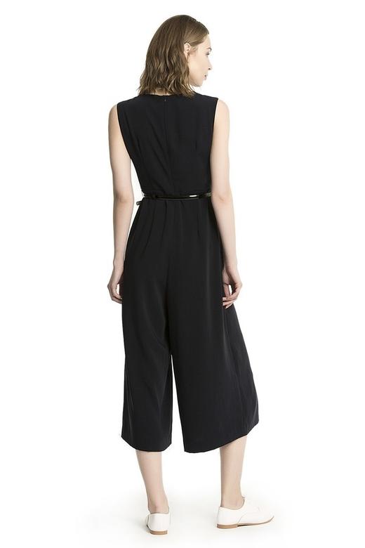 SINGLY 个性高腰阔腿连体裤（无腰带） 16430 商品图2