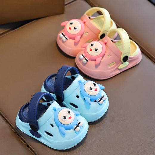夏天要来啦🌊宝贝的鞋子也该更新啦✌ 【立体卡通蛋仔洞洞鞋】一鞋两穿 👀可当拖鞋也可当凉鞋😎满满的春夏日气息🥰好看又好穿🤭巨舒适不累脚 童趣满满 商品图4