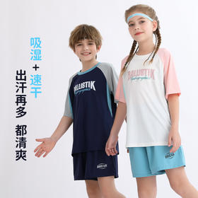 【吸湿速干】2025夏季新品龙之涵「小清凉」运动短T