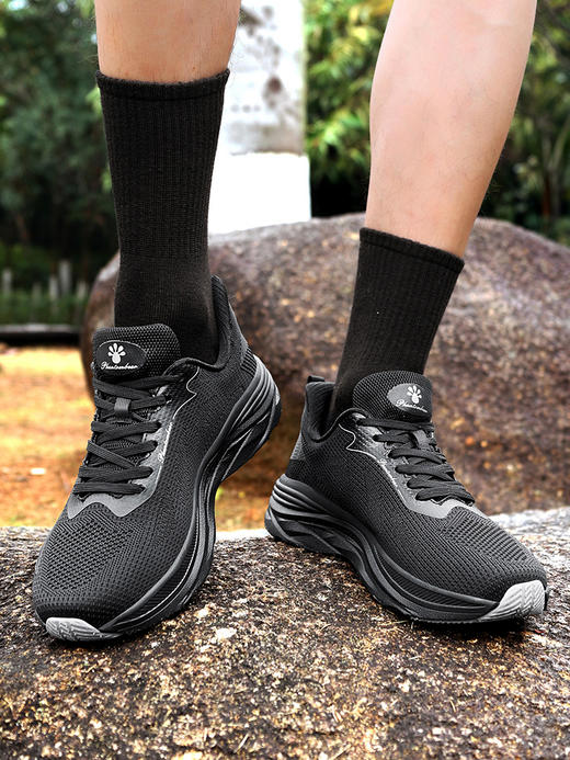 WFK 幻影熊情侣款飞织网面健步休闲鞋H1815 商品图1