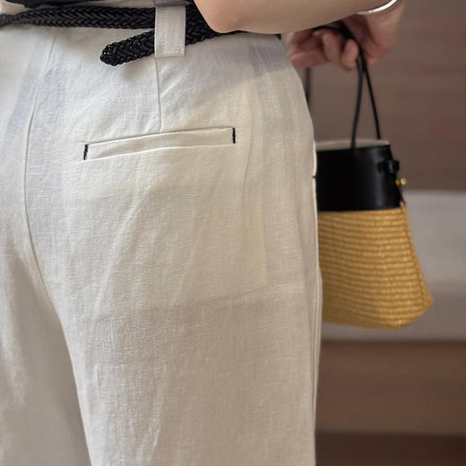 【预售7天】良木礼亚麻中裤（84537） 商品图3