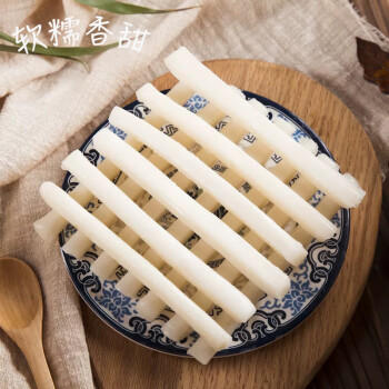 义茂 宁波老字号细条年糕 净重454g*3袋水磨工艺炒年糕条炸鸡火锅食材 /粮油调味 /方便食品 /速食预制主食 商品图0