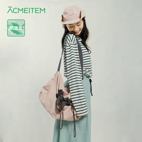 【品牌直发-福利特惠】ACMEITEM爱棵米-户外挎包大容量拼色束口抽绳旅行双用斜挎手挎包GAG3510400A