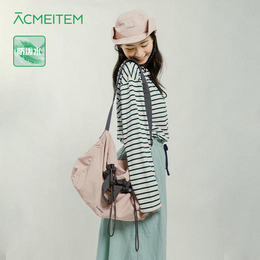 【品牌直发-福利特惠】ACMEITEM爱棵米-户外挎包大容量拼色束口抽绳旅行双用斜挎手挎包GAG3510400A 商品图0