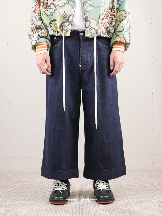 KENZO | 阔腿直筒牛仔裤 商品图0