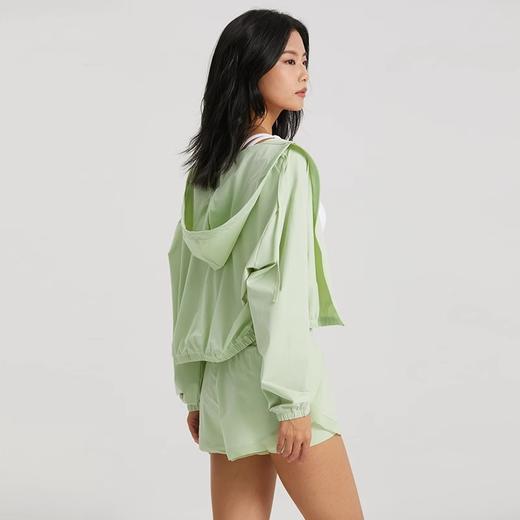 跃牌【轻匀系列】2025春夏凉感防晒衣女士运动外套连帽抽绳防紫外线防晒瑜伽服WT1512 商品图1