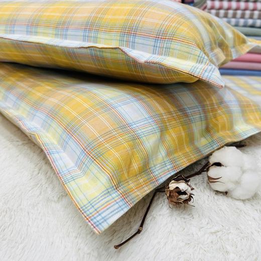 鲁锦老粗布凉席床单三件套简约条纹格子 商品图5