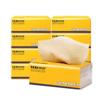 鸥露（OULU）抽纸 3层150抽*9包加大XL码 纸巾面巾纸餐巾纸本色纸原生竹浆整箱 /家庭清洁/纸品 /清洁纸品 /抽纸 商品图2