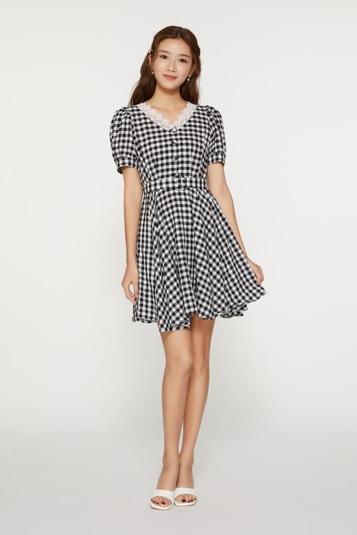amadella 经典格纹连衣裙（不含腰带） 17617 商品图1