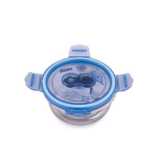 J-5149 凡尔赛钢化玻璃饭盒-中圆形670mL 商品图2