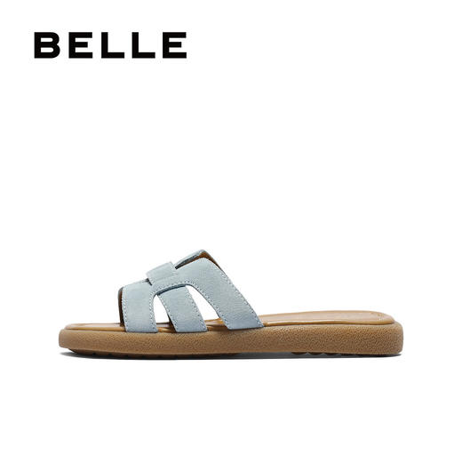 【10.31周年庆】 BF楼百丽度假风一字凉拖女2025夏季新款可外穿休闲海边拖鞋E2T1DBT5,吊牌价799元，活动价399元 商品图5