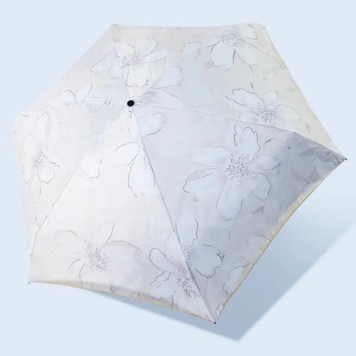 紫宝【小轻伞】陌上花语双层黑胶防紫外线五折晴雨伞 商品图4