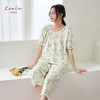 康妮雅女式短袖中裤套头套装 商品缩略图2