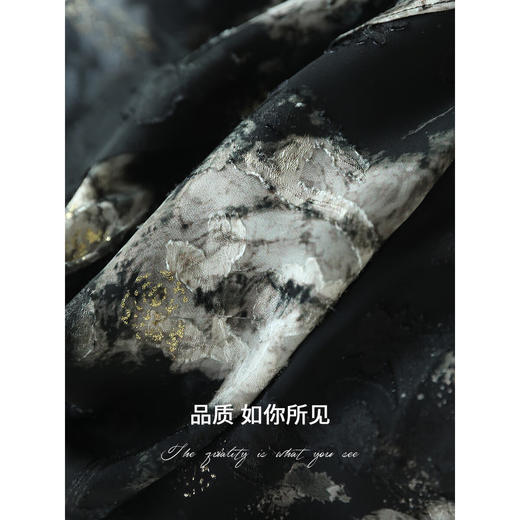 COCOBELLA重工提花金葱背心裙高知感度假风挂脖连衣裙FR3227 商品图4