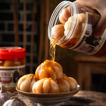 方砖厂69号糖蒜 糖醋蒜头 酸甜蒜瓣 酱菜陈醋糖醋汁腊八蒜 糖蒜750g*1罐 /粮油调味 /调味品 /榨菜/酱腌菜 商品图1