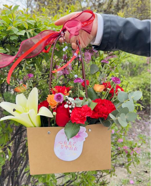 母亲节手提花篮 商品图2