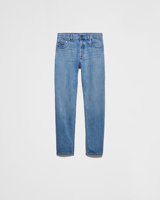 P.R.D 夏季薄款 宽松直筒浅色微弹牛仔裤 NZK240 商品图2