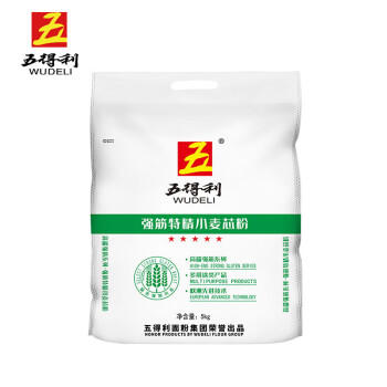 五得利强筋特精小麦粉10斤 家用烘焙通用优质面粉 /粮油调味 /面粉 /通用粉 商品图0