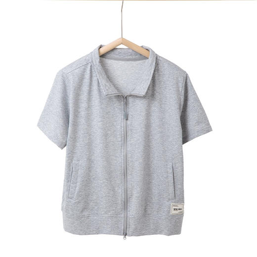 立领短袖卫衣 商品图1