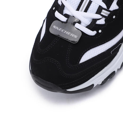 斯凯奇D'LITES 1.0时尚绑带运动鞋/熊猫鞋 男款黑白色 商品图6