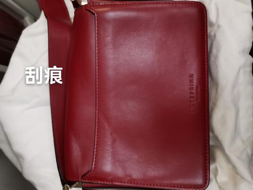 AB18S5510800REDF ANTEPRIMA 女士商务通勤简约风休闲百搭宽肩带包盖式牛皮小号单肩斜挎手提包 商品图7