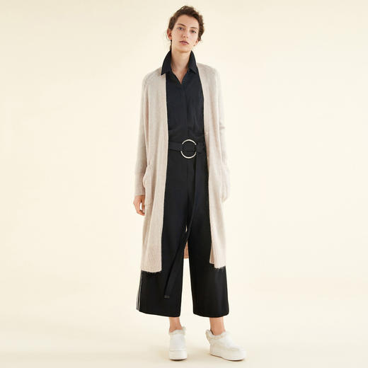 A1GA4080M01 Marisfrolg/玛丝菲尔女装中长款羊毛针织开衫外套冬新款专柜正品 商品图0