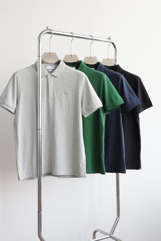 L.A.C 同色小标刺绣 经典翻领短袖POLO衫 TX474 商品图4