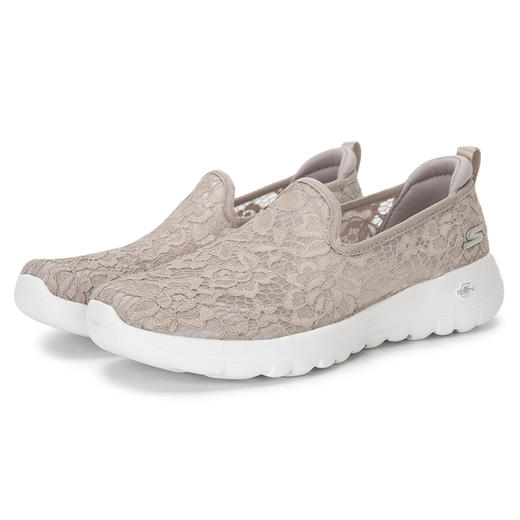 斯凯奇GO WALK JOY女士轻质一脚蹬健步鞋 蕾丝网布 透气很轻盈 商品图12