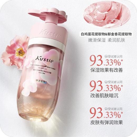 蔻斯汀双舱臻花控油沐浴露250g+250g 商品图1