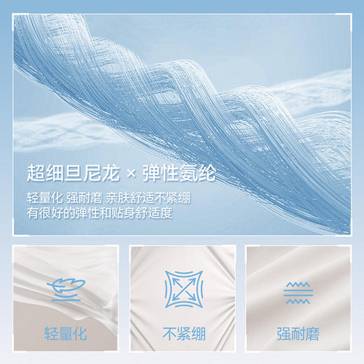 【假两件运动短裤】森林棠25夏款轻盈凉感高弹透气跑步裤运动短裤41062506 商品图3