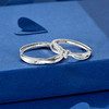 KADER卡蒂罗 爱意交织情侣对戒 S925银 开口可调节戒指 一对 男女同款情侣款 （女戒不支持刻字） 商品缩略图7