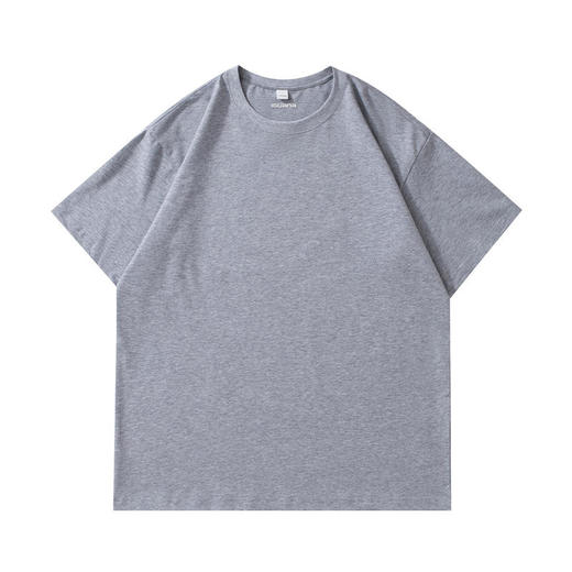 IGUANA 全棉质感 40S新疆精梳棉 纯色 多色可选 情侣款 男女同款　夏季宽松正肩版型 亲肤透气百搭短袖T恤IGJT2200 商品图5