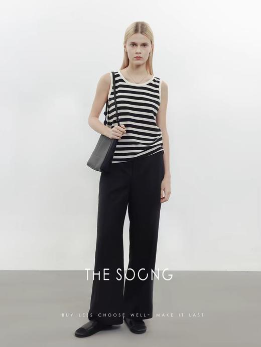 THESOONG|’麻界的进阶版’中腰100%甄选亚麻休闲裤HWKZ3999 商品图1