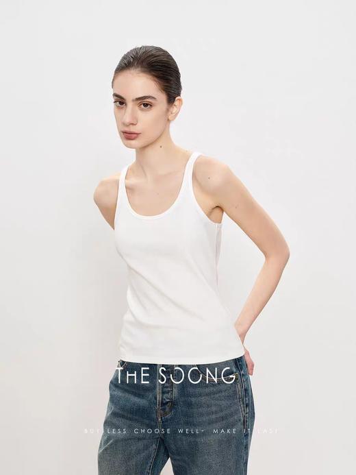 THESOONG|夏季’工字背心’舒适柔软透气吊带背心HBBX4034 商品图1