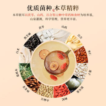 半山农有机免煮银耳碎 即食本草银耳早餐冲泡免洗免煮易出胶代餐送礼40g /粮油调味 /南北干货 /菌菇干货 商品图6