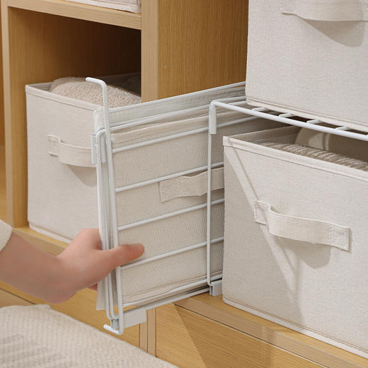 【超大号/特大号】娜家棉麻无盖整理箱 商品图1