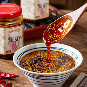 爱蜀味油泼辣子230gX2瓶 四川特产辣椒油 香辣拌菜熟油辣子 /粮油调味 /调味品 /调味油
